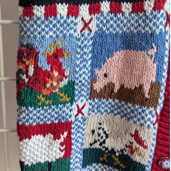 90s Farm Scene Sweater Vest - Picture 2 of 8